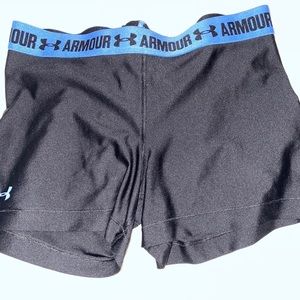 UA compression shorts